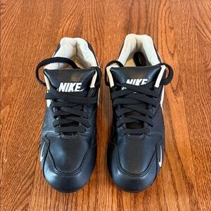 Vintage Nike Black and White Cleats
